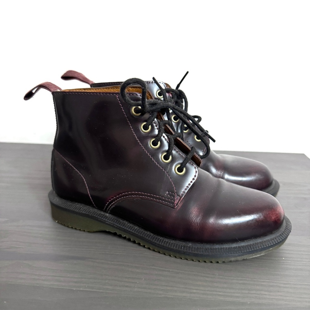 Dr. Marten sz 5 Emmaline Lace Up Boots in Cherry Red - Picture 3 of 10